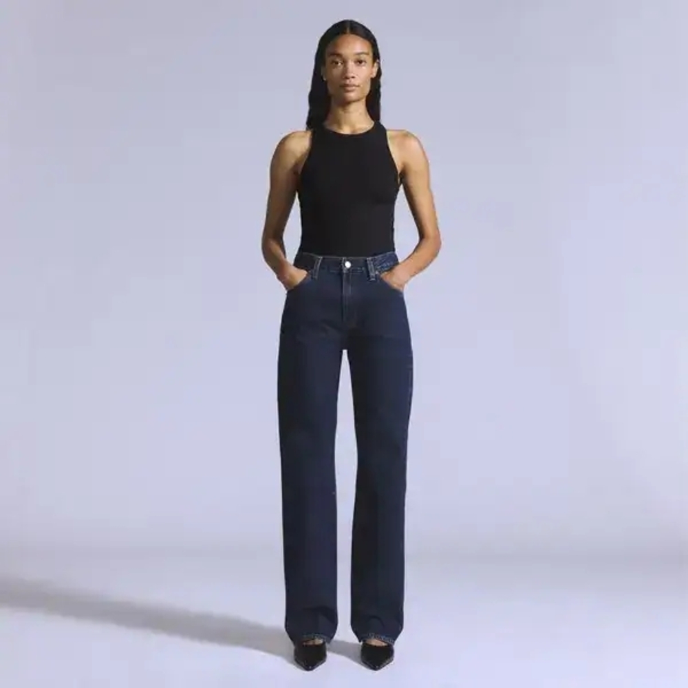 Levi's Japanese Selvedge Plank Straight Fit Jeans - Dark Blue